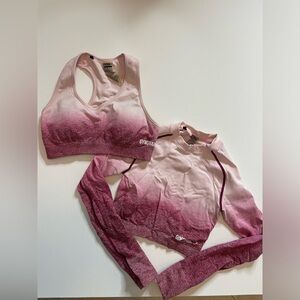 Gymshark ombré seamless set